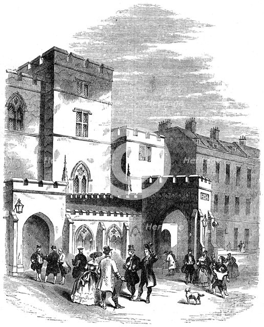 The entrance to the old House of Lords, 18th century (19th century). Artist: Unknown