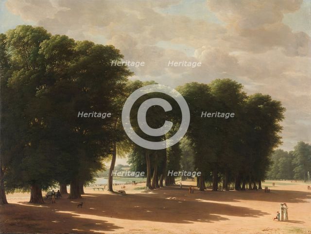 The Entrance to the Park of Saint-Cloud, Paris, 1809. Creator: Pieter Rudolph Kleijn.