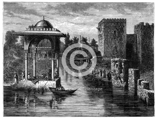 The environs of Damascus, Syria, c1890. Artist: Unknown