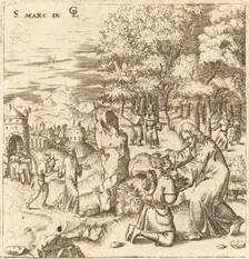 The Epileptic Child Healed, probably c. 1576/1580. Creator: Leonard Gaultier