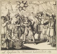 The Epiphany of the New Antichrist (L'Epiphane du Nouveau Antichrist), 1689. Creator: Romeyn de Hooghe