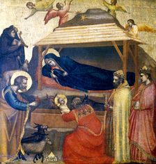 The Epiphany c1230. Artist: Giotto