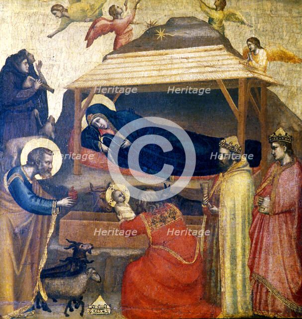 'The Epiphany', c1230.   Artist: Giotto 