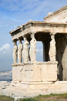 The Erechtheion, The Acropolis, Athens, Greece. Creator: Samuel Magal