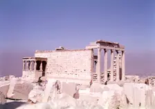 The Erechtheum and Caryatids, the Acropolis, Athens, Greece, c1955. Creator: Arthur Charles Kirby Ware