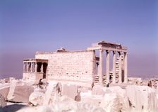 The Erechtheum and Caryatids, the Acropolis, Athens, Greece, c1955. Creator: Arthur Charles Kirby Ware