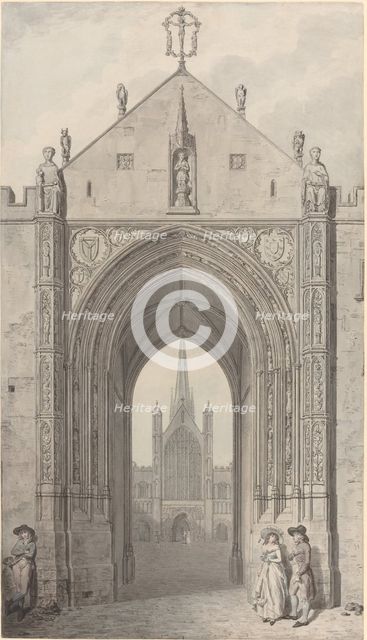 The Erpingham Gate, Norwich, 1791. Creator: John Carter.