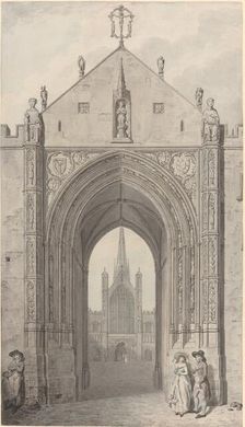 The Erpingham Gate, Norwich, 1791. Creator: John Carter