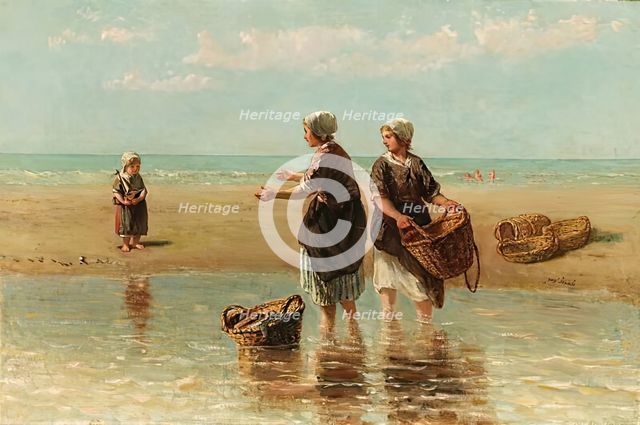 The Errand, 1871. Creator: Jozef Israels.