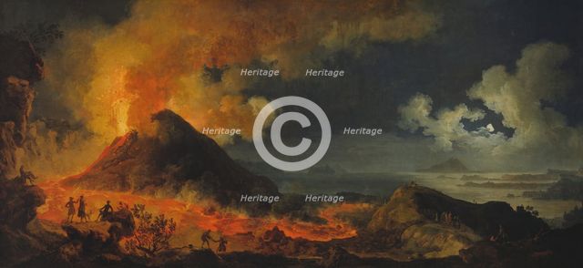 The Eruption of Vesuvius, 1771. Creator: Pierre-Jacques Volaire.