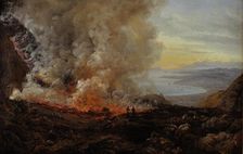 The Eruption of Vesuvius, 1820. Creator: Johan Christian Dahl