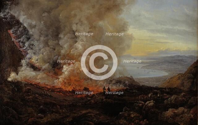 The Eruption of Vesuvius, 1820. Creator: Johan Christian Dahl.