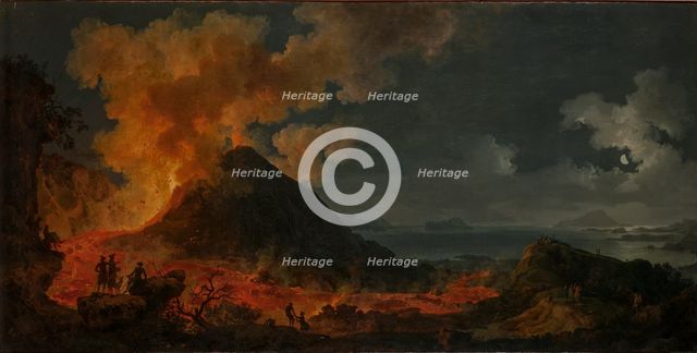 The eruption of Vesuvius.