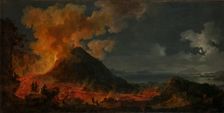 The eruption of Vesuvius