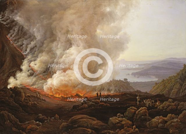 The Eruption of Vesuvius in December 1820, 1826. Creator: Johan Christian Dahl.