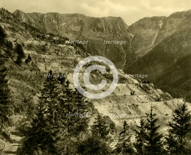 The Erzberg Mine, Styria, Austria, c1935.  Creator: Unknown.