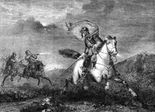 "The Escape", by R. Beavis, from the Exhibition of the Royal Academy, 1864. Creator: W Thomas