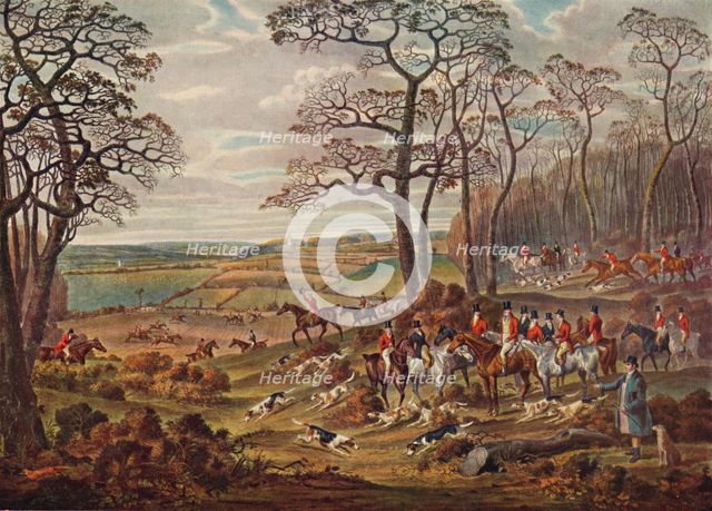 'The Essex Hunt', 1831, (1922). Artist: Dean Wolstenholme.