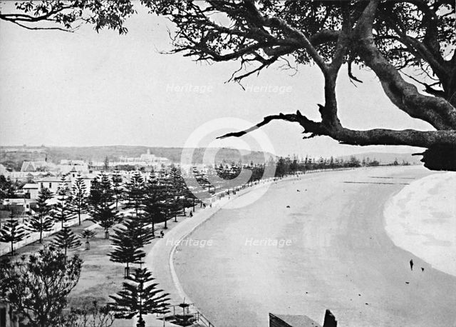 'The Espanade, Manly Beach, c1900. Creator: Unknown.