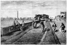The Esplanade and Government House, Calcutta, India, 19th century