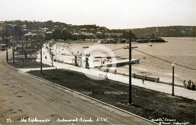 The Esplanade, Balmoral, c1935. Creator: Unknown.