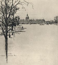 The Esplanade of Les Invalides 1915. Artist: Eugene Bejot