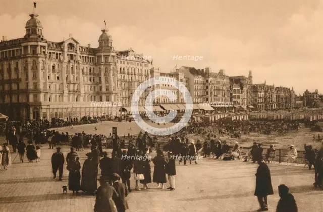 'The Esplanade (seen from the Kursaal)',  c1928. Artist: Unknown.