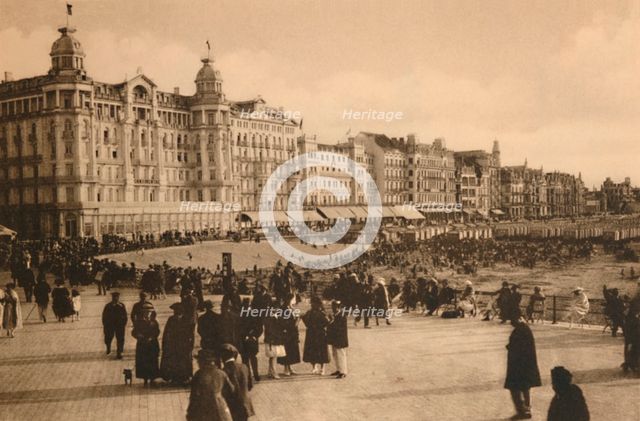 'The Esplanade (seen from the Kursaal)',  c1928. Artist: Unknown.