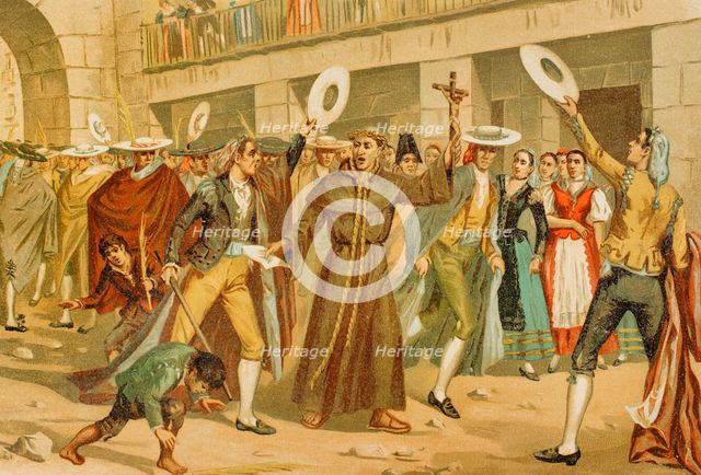 The Esquilache Riots, 1766, (1891). Creator: Unknown.