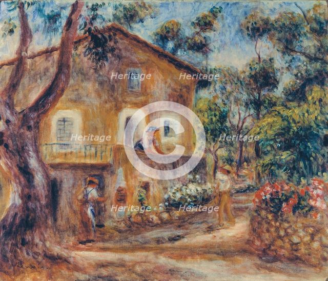 The estate of Les Collettes at Cagnes , 1912. Creator: Renoir, Pierre Auguste (1841-1919).