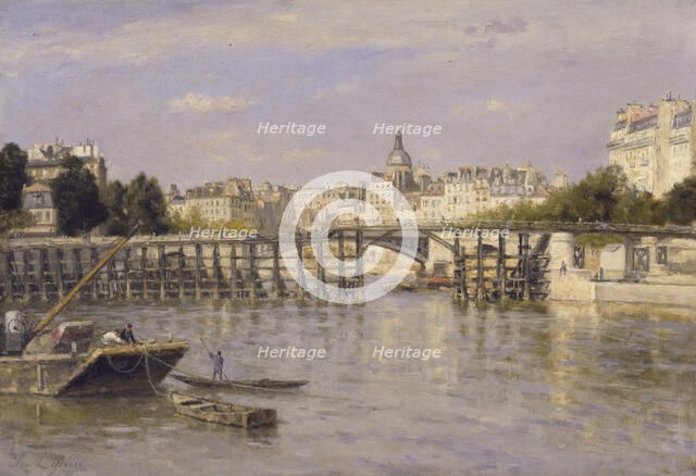 The Estacade Bridge, 1880. Creator: Stanislas Lepine.