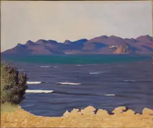 The Esterel and the bay of Cannes, 1925. Creator: Vallotton, Felix Edouard (1865-1925)