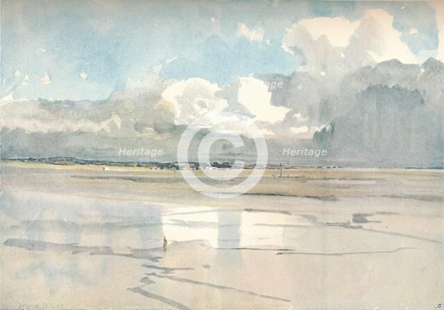 The Estuary of the Dee, c1877-1906, (1906). Artist: Francis Job Short