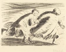 The Fugitives, 1916/1917. Creator: Ernst Barlach