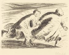 The Fugitives, 1916/1917. Creator: Ernst Barlach