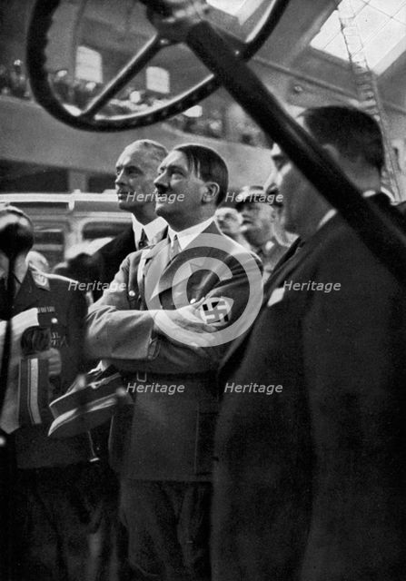 'The Führer, a patron of the car industry', Berlin, Germany, 1935. Artist: Unknown