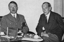 The Führer in talks with the Polish Foreign Minister, 1936