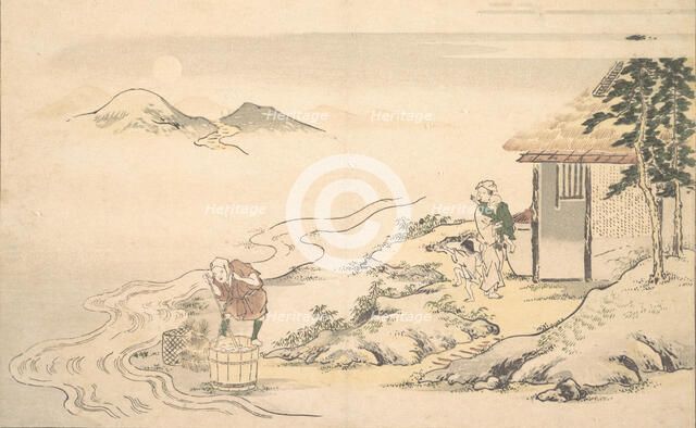 The Full Moon at the Time of the Imo Harvest, 8th month, 1789. Creator: Kitagawa Utamaro.