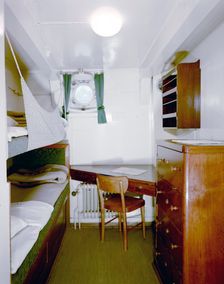 The full-rigged ship AF Chapman converted into a youth hostel, Stockholm, Sweden. Creator: Göran Algård
