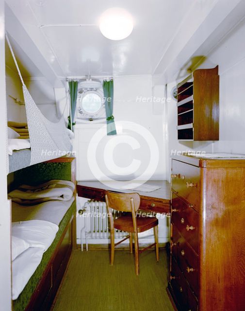 The full-rigged ship 'AF Chapman', converted into a youth hostel, Stockholm, Sweden. Creator: Göran Algård.