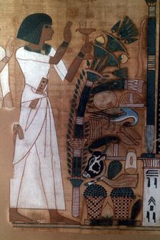The Fumigation of Osiris the Book of the Dead of Neb-Qued, Egyptian, 19th Dynasty