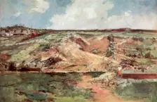 The Funnel of Carency Artois, France, June 1915, (1926).Artist: Francois Flameng