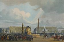 The Funeral Cortège of Napoleon in the Place De La Concorde, December 15, 1840 (1896)
