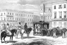 The Funeral of Count Berg at St. Petersburg - from a sketch by our special artist, 1874. Creator: Unknown