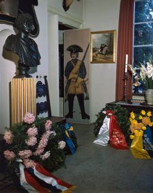 The funeral of Count Folke Bernadotte, Gustav Vasa Church, Stockholm, Sweden, 1948. Creator: Göran Algård