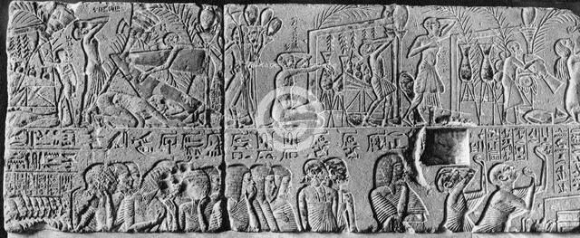 The funeral of a Memphite high priest, c1350 BC (1936). Artist: Unknown