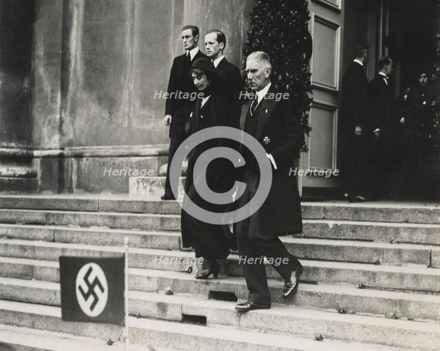 The funeral of Engelbert Dollfuss, Austrian politician, 2 August 1934. Artist: Unknown