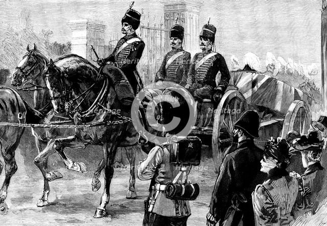 The Funeral of Field-Marshal Sir Patrick Grant, 1895. Creator: P Naumann.