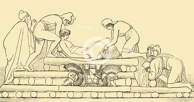 'The Funeral of Hector', 1890.   Creator: Unknown.