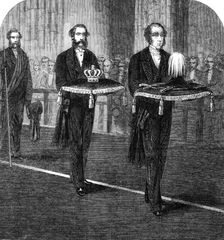 The Funeral of His Late Royal Highness the Prince Consort: part of the funeral procession..., 1862. Creator: Unknown